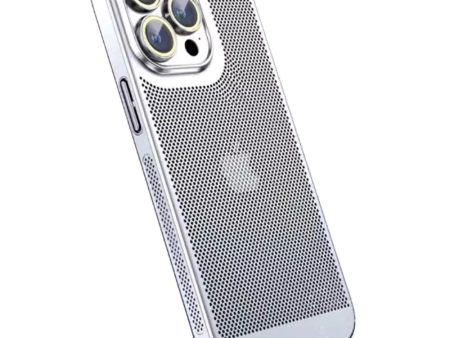 iPhone 15 Hullet Plastik Cover m. Kameralinse Beskyttelse - Sølv For Discount