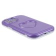 iPhone 15 Pro Fleksibelt Plastik Cover m. Hjerte - Lilla Supply