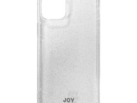 iPhone 12 Mini Joy Case Fleksibelt Plastik Cover m. Glimmer - Gennemsigtig   Sølv Online now