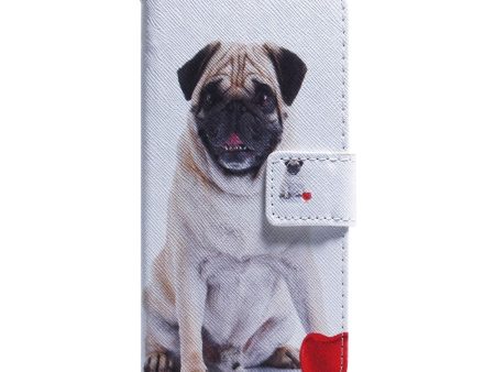 Google Pixel 6 Pro Læder Cover m. Pung & Print - Hund Sale