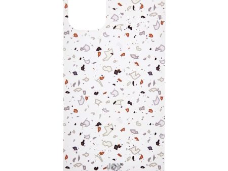 iPhone 11 Joy Case Fleksibelt Plastik Cover m. Print - Terrazzo Cheap