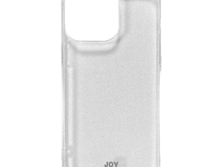 iPhone 14 Pro Max Joy Case Fleksibelt Plastik Cover m. Glimmer - Gennemsigtig   Sølv Supply