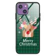 iPhone 15 Jule Cover m. Glasbagside - Merry Christmas - Rensdyr Cheap