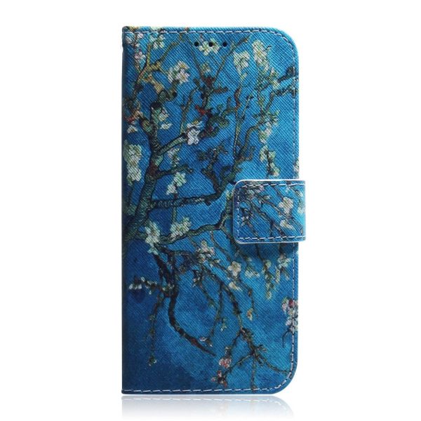 Google Pixel 6 Pro Læder Cover m. Pung & Print - Træ For Cheap