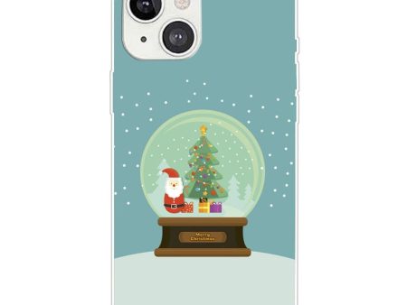 iPhone 15 Plus Fleksibelt Plastik Jule Cover - Merry Christmas - Julekugle Supply