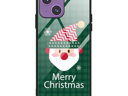 iPhone 15 Jule Cover m. Glasbagside - Merry Christmas - Julemand Online Hot Sale