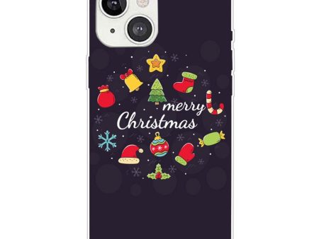 iPhone 15 Fleksibelt Plastik Jule Cover - Merry Christmas - Juledekorationer on Sale