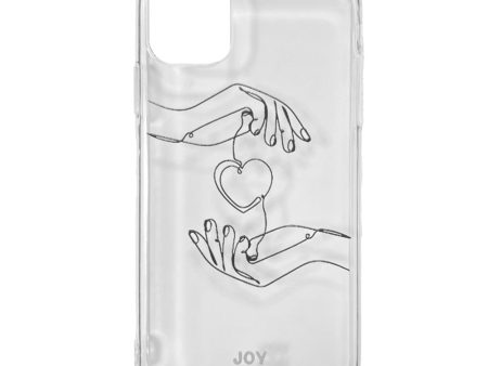 iPhone 11 Joy Case Fleksibelt Plastik Cover m. Print - Hjerte Online