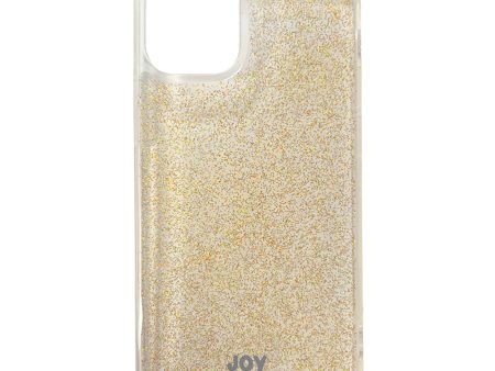 iPhone 12 Mini Joy Case Hybrid Glitter Cover - Gennemsigtig   Guld For Cheap