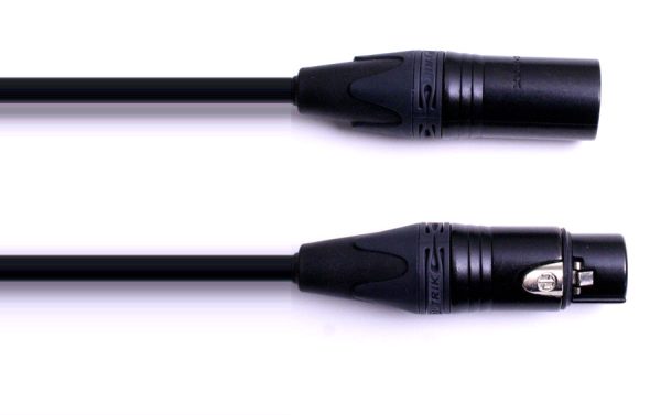 Digiflex CXX-C4-3-BLACK Canare Star Quad Mic Cable - 3 Foot Sale