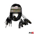 ProX XC-8SXM10 10 Ft. 8 Channel XLR3M TO 1 4  TRS Balanced Snake For Discount