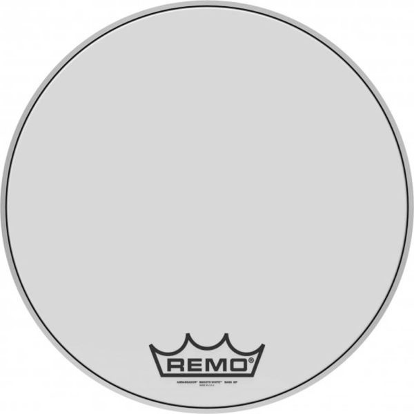 Remo BB-1220-MP Emperor Smooth White Crimplock Bass Drumhead - 20   Online