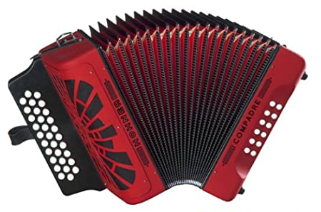 Hohner COMPADRE FBbEb Accordion - Red For Sale