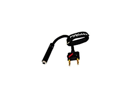 ProX XC-BNQF-BK 6  Adapter Banana Black to 1 4  TS-F High Performance Speaker Cable Online