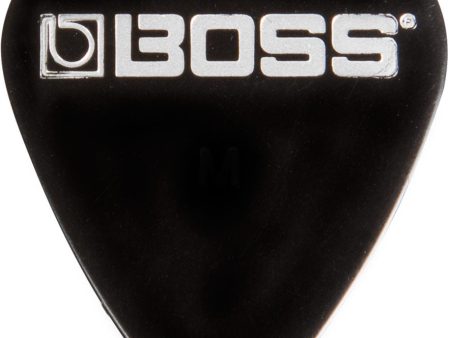 Boss BPK-72-BM Medium Celluloid Guitar Picks (Black, 72-Pack) on Sale