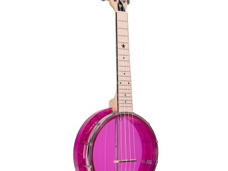 Gold Tone LG-A Little Gem See-Through Banjo-Ukulele (Amethyst) Online