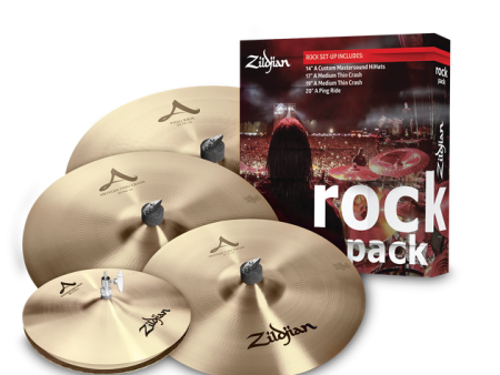 Zildjian A0801R A Zildjian Rock Cymbal Pack Hot on Sale