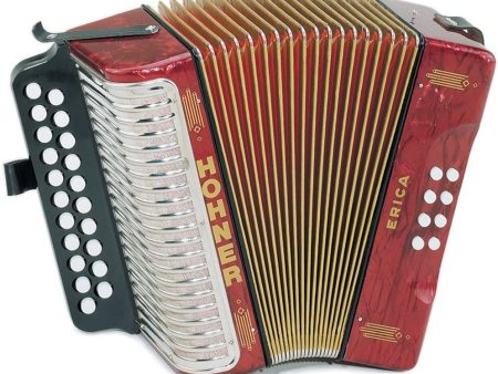 Hohner 1600 2 ERICA Diatonic Accordion in the key of G C Online now