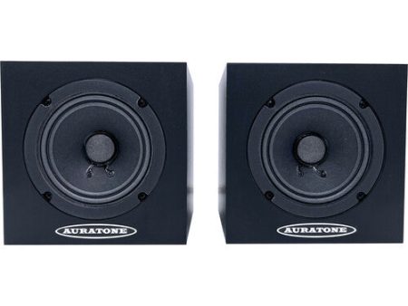 Auratone 5C Passive Super Sound Cube Monitor (Black, Pair) - 4.5  Fashion