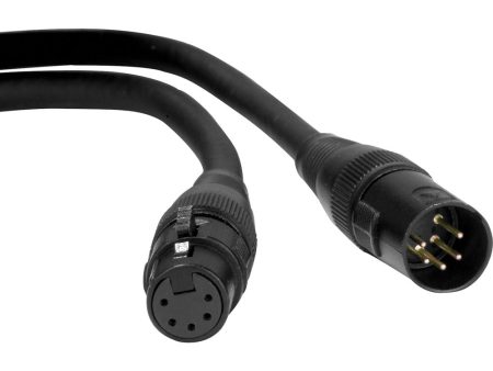 American DJ AC5PDMX5 Accu-Cable 5-Pin DMX Cable 5 FT Online Sale