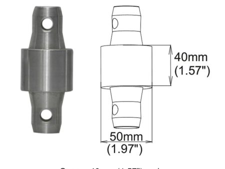 ProX XT-SPMM40 Spacer 40mm Male Coupler Online Sale