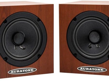 Auratone 5C-W PAIR Passive Studio Monitor (Mahogany Laminate, Pair) - 4.5  on Sale