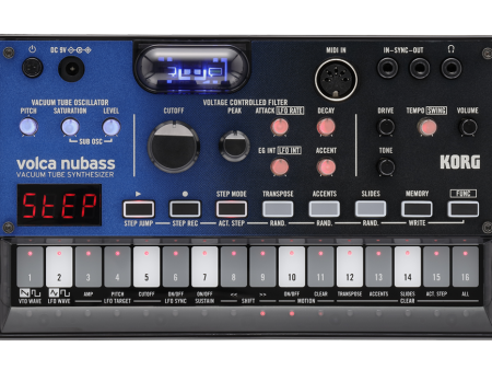 Korg VOLCA NUBASS Vacuum Tube Synthesizer Online now