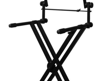 Yorkville IKS-90 Heavy Duty Deluxe Three Tier Keyboard Stand For Sale