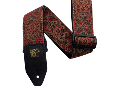 Ernie Ball 4162EB Crimson Paisley Jacquard Strap Cheap