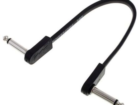 EBS PCF-DL18 Deluxe EBS Flat Patch Cable 7.87 inches Black and Silver Fashion