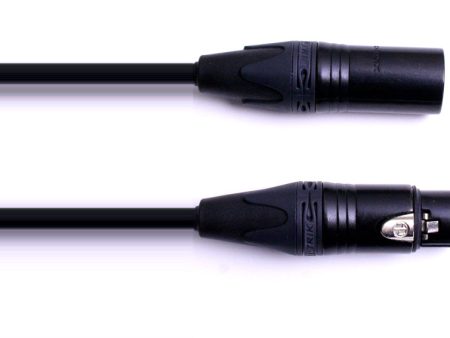 Digiflex CXX-C4-50-BLACK Canare Star Quad Mic Cable - 50 Foot Discount