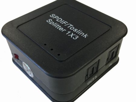 Techni-Contact AA-57 Amx SPDIF Toslink 1 X 3 Audio Splitter Hot on Sale