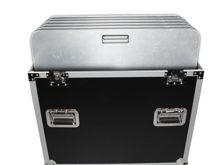 ProX XS-6XBP3030 Flight Road Case Holds 6 Pieces 30  x 30  Aluminum Base Plate on Sale