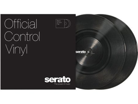 Serato Vinyl Performance Series Pair - Black 10  Control Vinyl Pressing For Discount