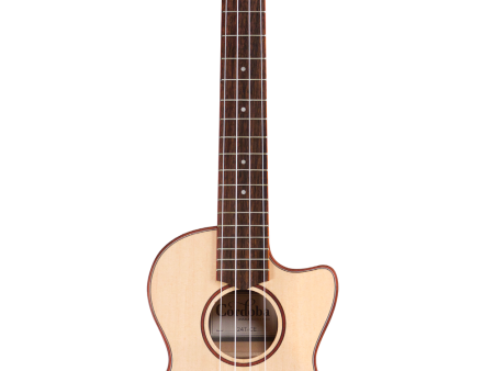 Cordoba 24T-CE Spruce Tenor Cutaway Ukulele (Natural Finish) Discount