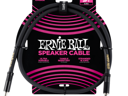 Ernie Ball 6071EB 3  Speaker Cable - Black Discount