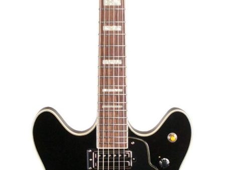 Guild STARFIRE V Semi Hollow-Body Electric Guitar (Black) Discount