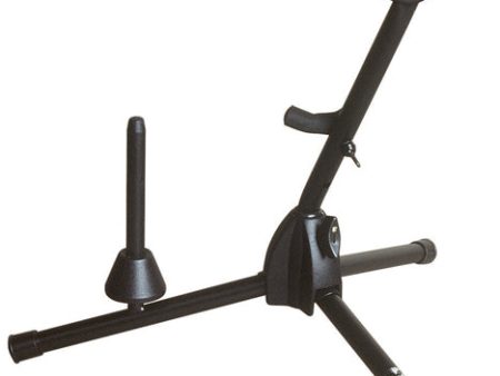 Yorkville AS-30 Tripod Alto Tenor Sax Stand W Flute Peg - Black Hot on Sale