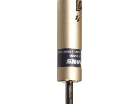 Shure A85F - Low to High Impedance Microphone Matching Transformer - In-Line XLR Female to 1 4  Male (Barrel) Fashion