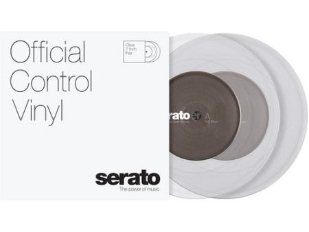 Serato Vinyl Performance Series Pair - Clear 10  Control Vinyl Pressing Discount