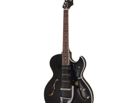 Guild STARFIRE I JET 90 Electric Guitar Semi Hollow-Body (Satin Black) For Discount