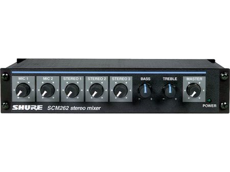 Shure SCM262 Stereo Microphone Mixer on Sale