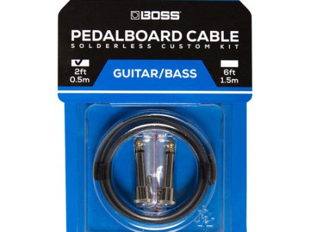 Boss BCK-2 Solderless Pedalboard Cable Kit (2 Connectors, 2  Cable) Fashion