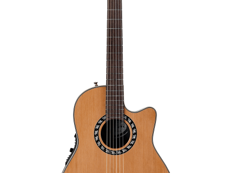 Ovation 1773AX-4 Timeless™ Elite® Classic-Electric Guitar, Mid Depth Natural on Sale