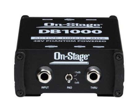 On-Stage DB1000 Active Mono DI Box Cheap