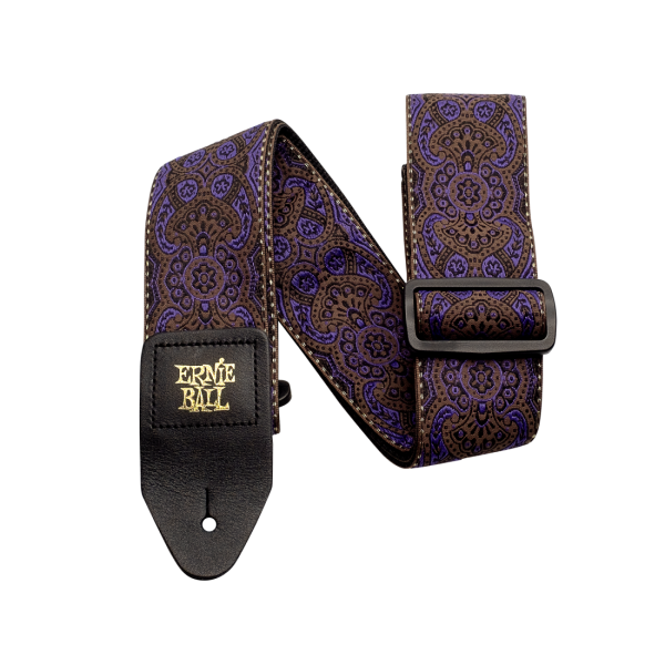 Ernie Ball 4164EB Purple Paisley Jacquard Strap For Discount