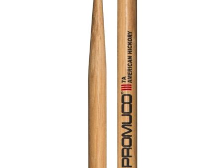 Promuco 1801N7AX Drumsticks American Hickory Nylon Tip 7A on Sale