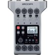 Zoom PODTRAK P4 Portable Multitrack Podcast Recorder Fashion