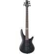 Ibanez K5BKF Fieldy Signature Series 5-String - Electric Bass with 3 Band EQ - Black Flat Online now