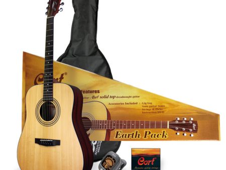 Cort EARTH-PACK-OP Dreadnought Package Discount